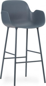 1402015 Кресло Bar 75 см, сталь / синий Normann Copenhagen Form