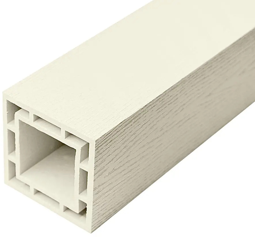 91680619 Столб ДПК Faynag Wood Слоновая кость 1000x100x100мм STLM-1013703