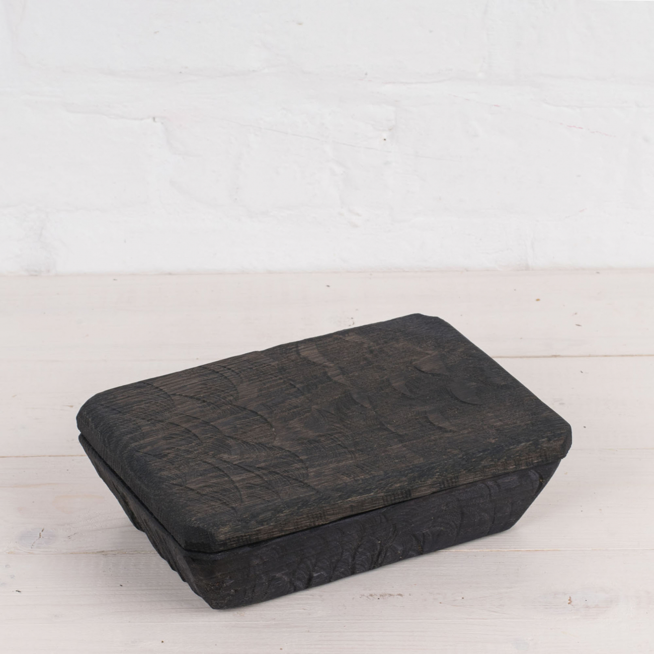 Деревянное блюдо с крышкой черное FUGA ECO WOOD 123597 Чёрный  - Вид №1