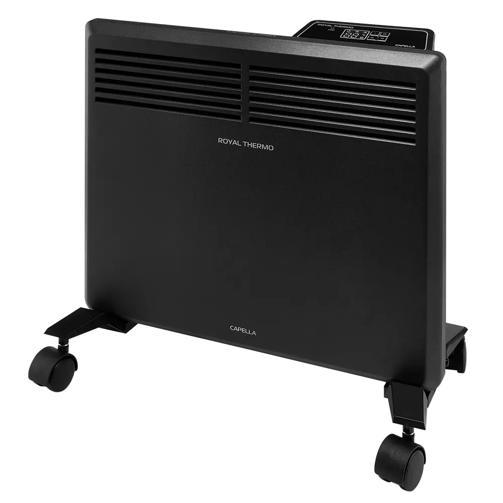 Конвектор электрический Royal Thermo Capella RCHC/E-1002 с электронным термостатом 1000 Вт цвет черный STLM-2033362 - Вид №1