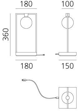 Artemide Беспроводная настольная лампа Curiosity sun-id-1405696 - Вид №6
