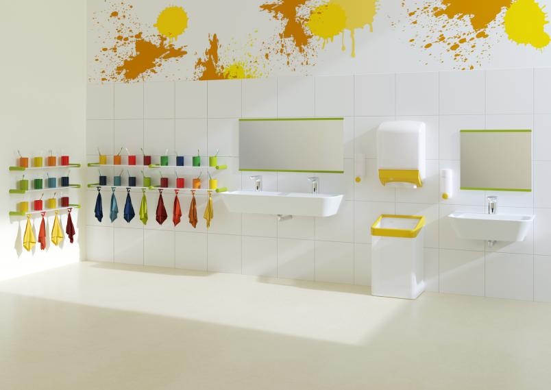 800.03.400 Подставка для зубных щеток с крючками, 4 места HEWI Kids - Вид №8