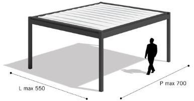 PRATIC F.lli ORIOLI Самонесущая пергола из алюминия Pergole sun-id-1501693 - Вид №2