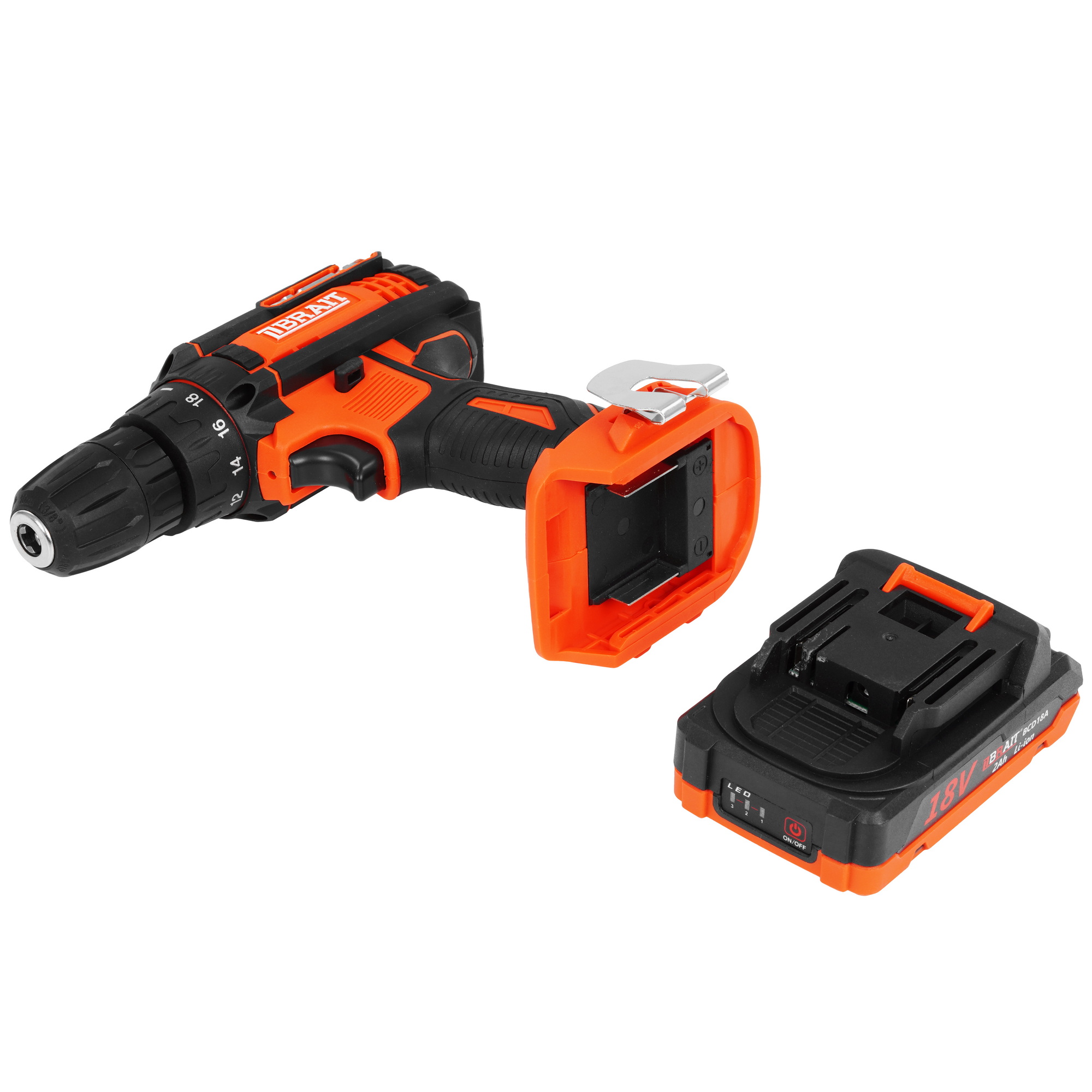 Дрель-шуруповерт BRAIT BCD18A 9230259 STDN-0147621 - Вид №5