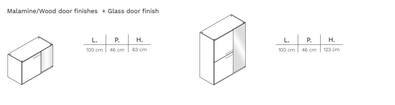 Запираемый офисный шкаф с распашными дверями FREZZA Madia ARCH-00136207 - Вид №22