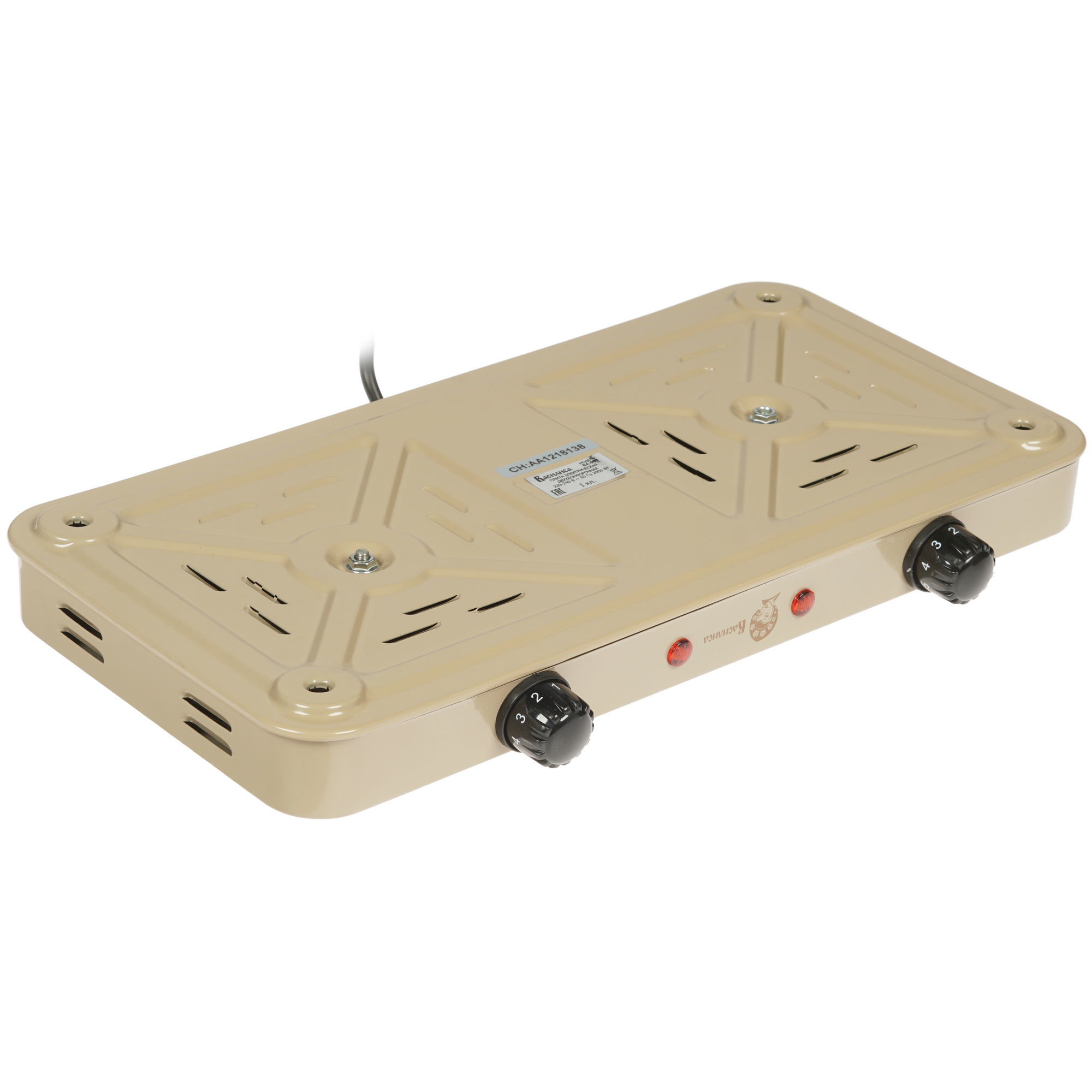 8124528 Плита компактная электрическая ВАСИЛИСА ВА-903 бежевый STDN-0147054 - Вид №3