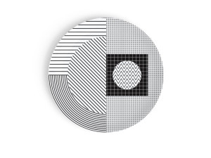 Фарфоровая десертная тарелка