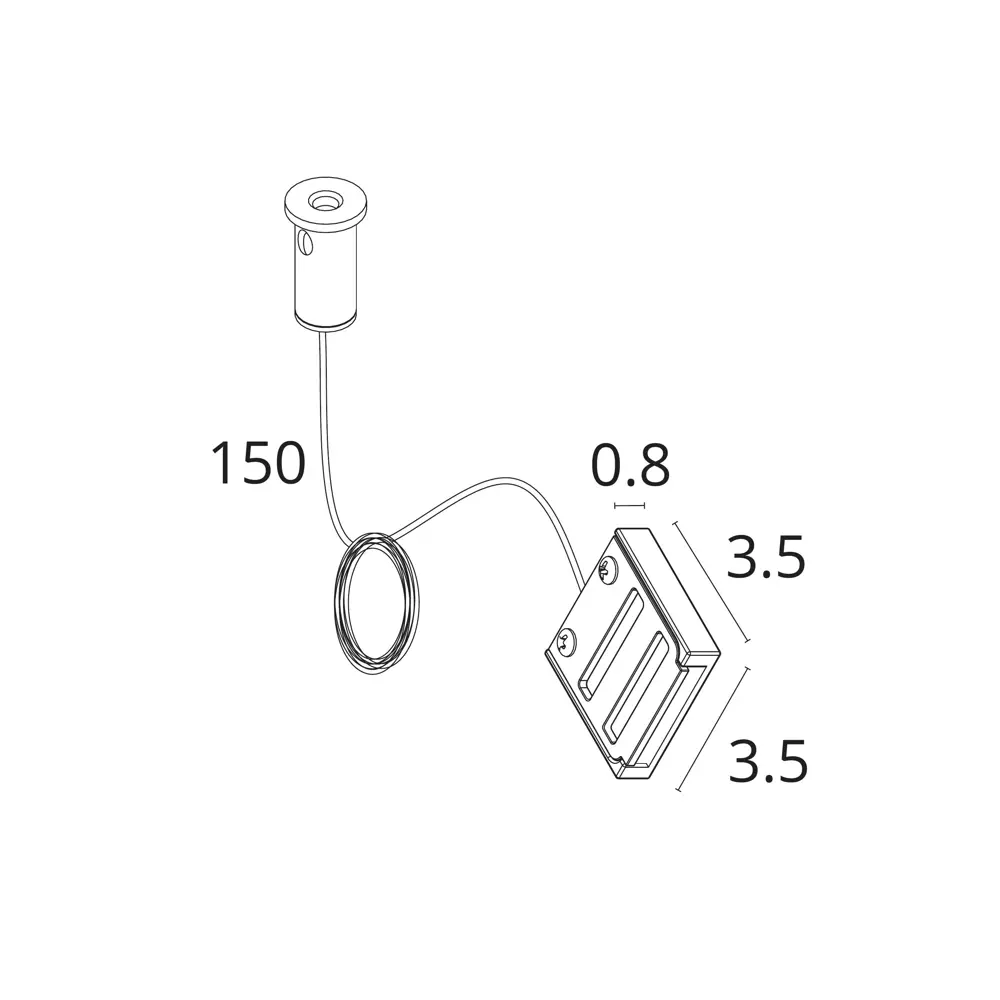 Заглушка края ремня Divinare Decorato с тросом STLM-2174915 - Вид №1