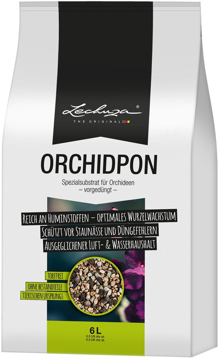 91201590 Субстрат для орхидей ORCHIDPON 19581, 6 л STLM-0516197 LECHUZA