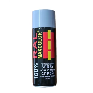 91951418 Декоративная аэрозольная краска Maxcolors Ral 7001 глянцевый цвет серый 0.4 л STLM-1407008