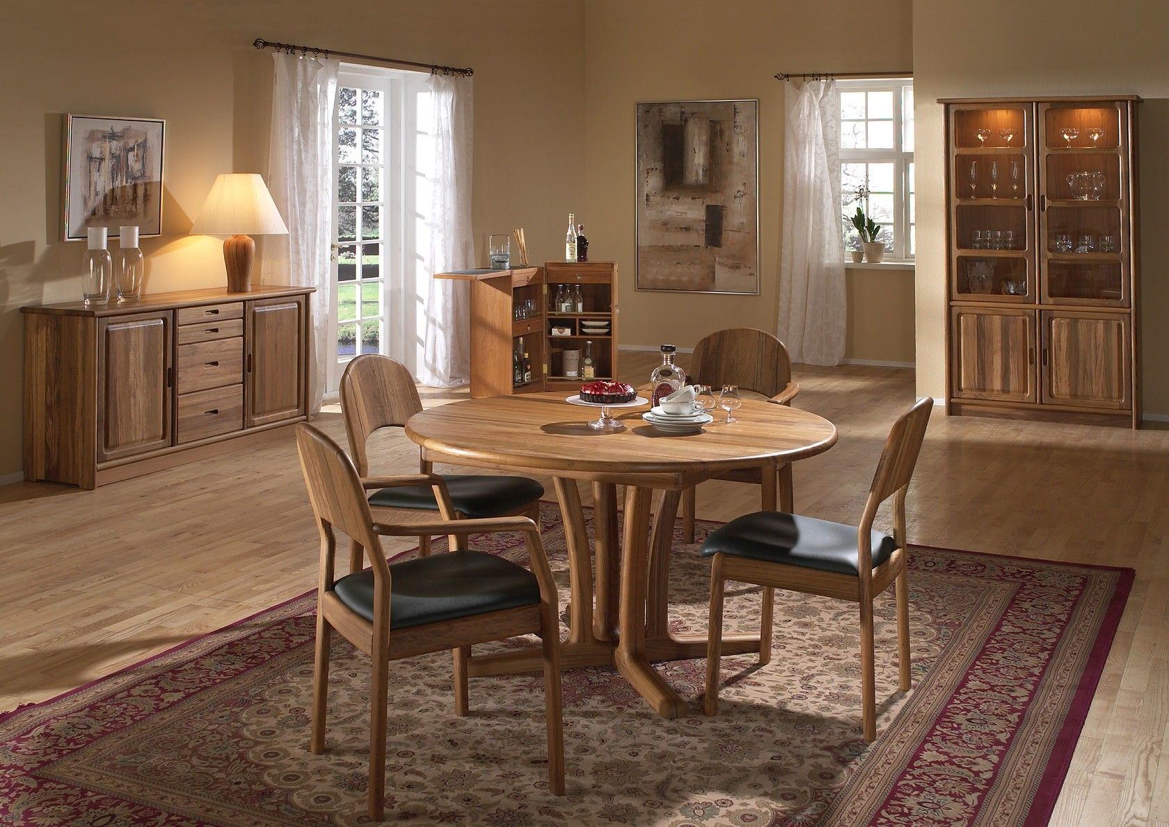 Деревянный стул с подлокотниками Dyrlund 1598A ARCH-00126565 - Вид №2