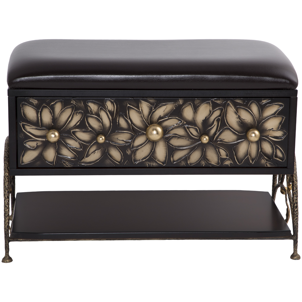 15011,14079 Настенная прихожая Терра Каштан с зеркалом BOGACHO 4627196590427, 4627196590441 - Вид №7