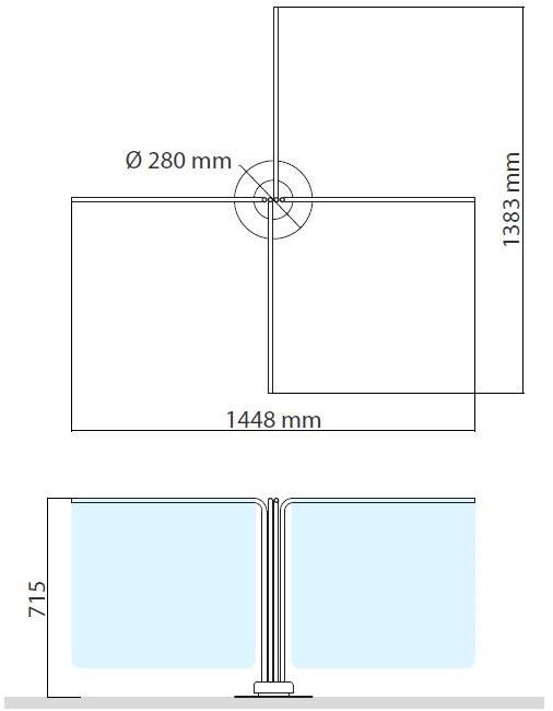 Remor Модульный разделитель стола Younite sun-id-1387795 - Вид №10