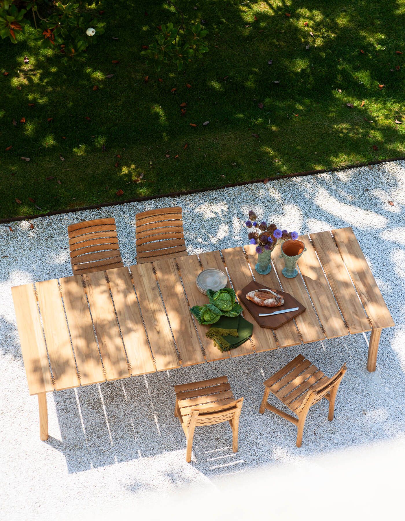 Прямоугольный садовый стол из тикового дерева RODA Teseo ARCH-00070254 - Вид №3