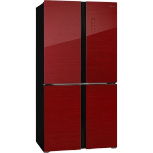 91940325 Холодильник Hiberg RFQ-500DX NFGR 911x1830 см цвет красный STLM-1396084