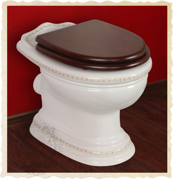 ML.MLD-25.712.D3.BR Приставной унитаз напольный Белый Migliore  Италия  - Вид №1