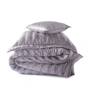 WINDSOR_GR270 Покрывало Windsor, 270/270, серебристо-серый, шелк GINGERLILY