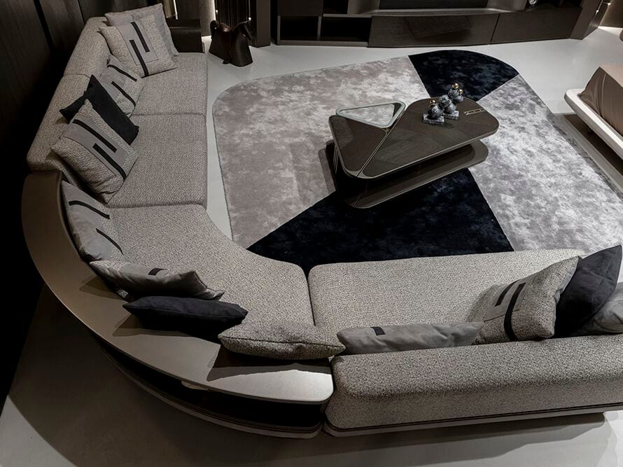 Угловой диван из ткани Zebrano Athena ARCH-00068915 - Вид №3