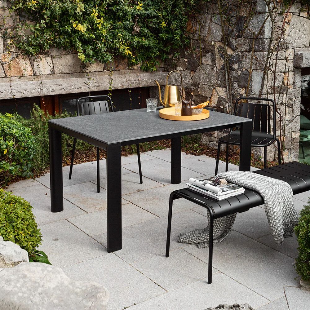 Садовая скамейка из листового металла Connubia Easy ARCH-00018860 - Вид №1