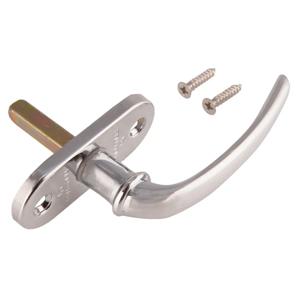 Завертка оконная Palladium Natali CP, 60х90 мм, ЦАМ, цвет хром STLM-2059164 - Вид №1