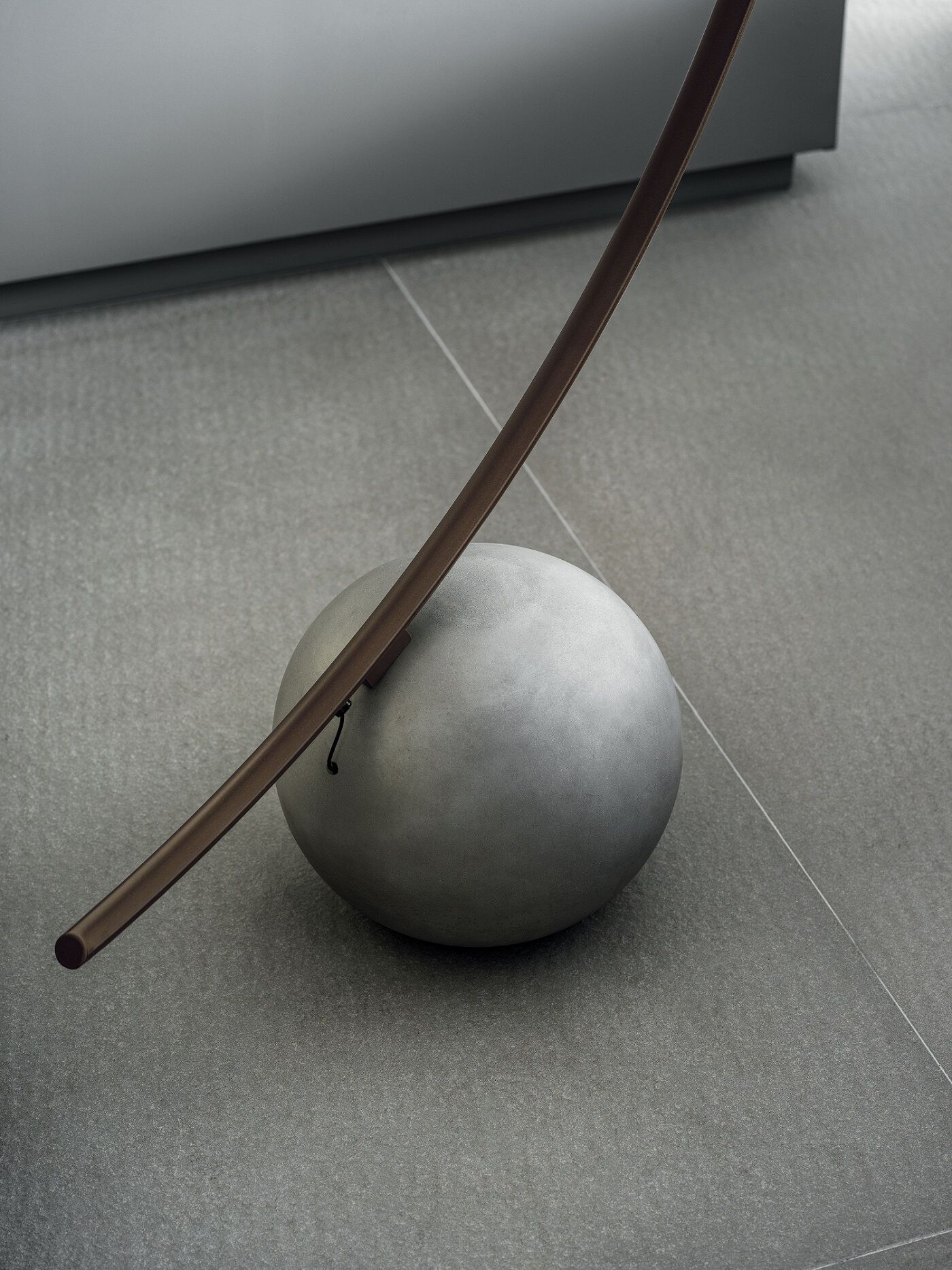 Стальной светодиодный торшер с диммером Bontempi Casa Circle ARCH-00014468 - Вид №4