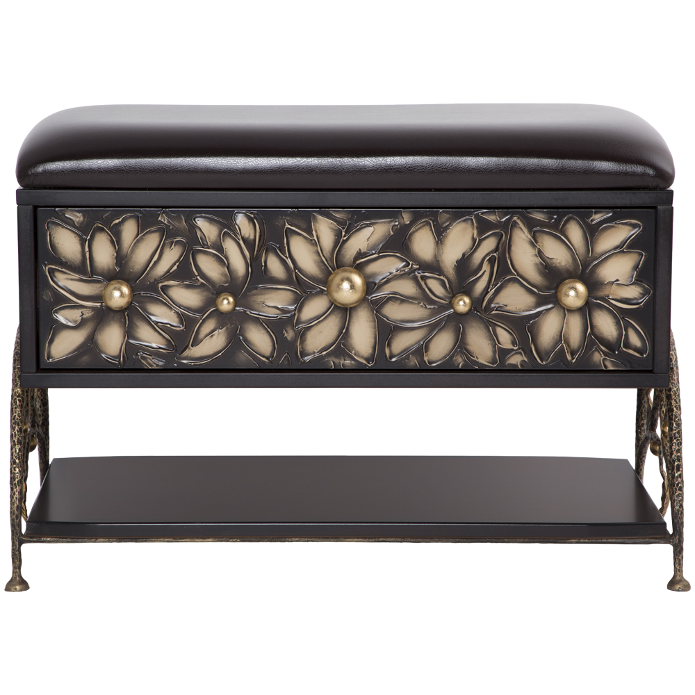 15011,14079 Настенная прихожая Терра Каштан с зеркалом BOGACHO 4627196590427, 4627196590441 - Вид №6