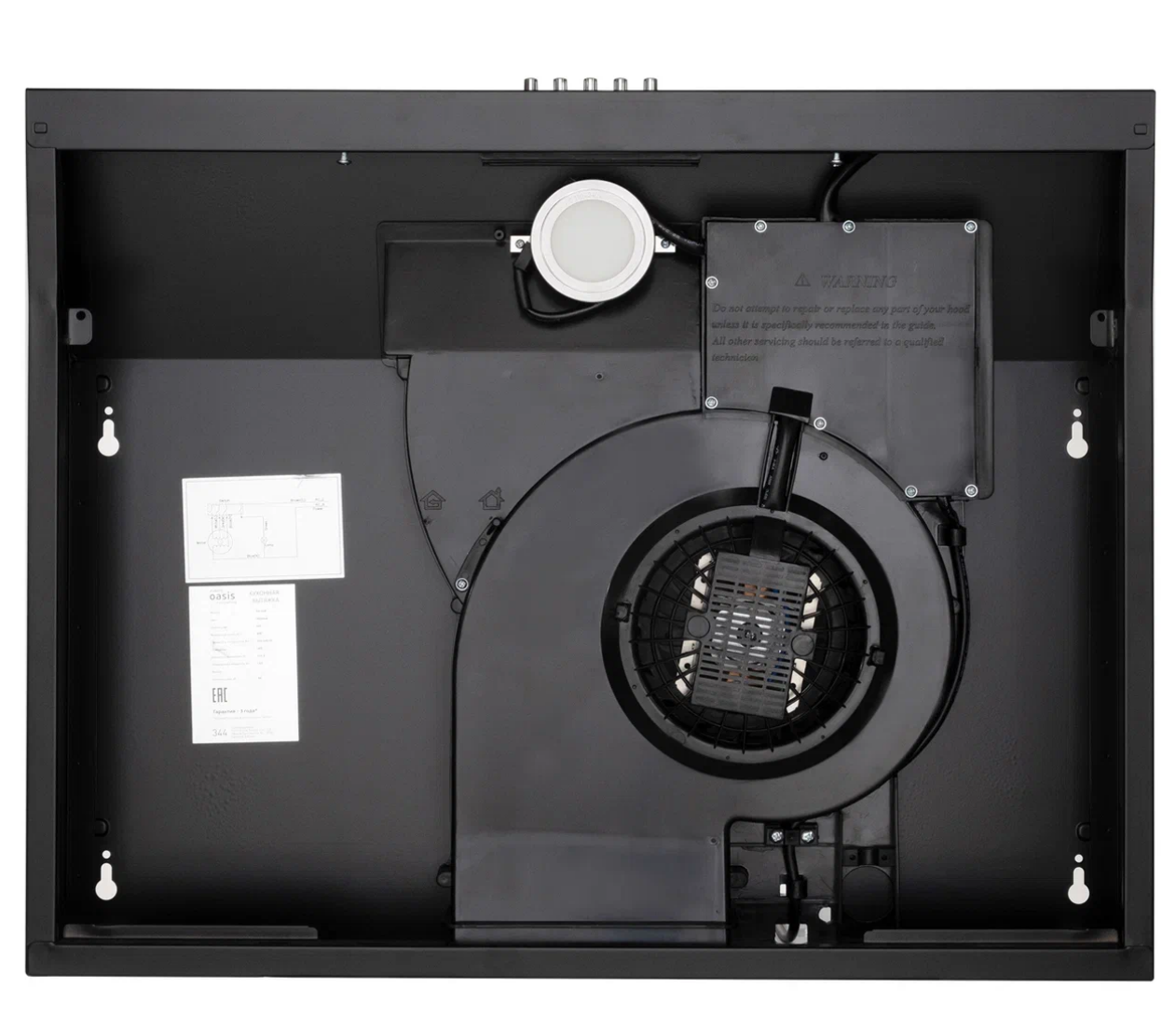 9162402 Вытяжка подвесная Оasis PO-60B черный OASIS STDN-0092498 - Вид №4