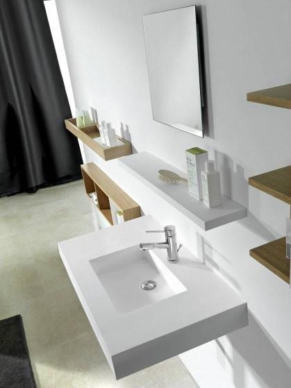 Подвесная раковина настенная овальная KRION  белая sun-id-1470998 - Вид №1