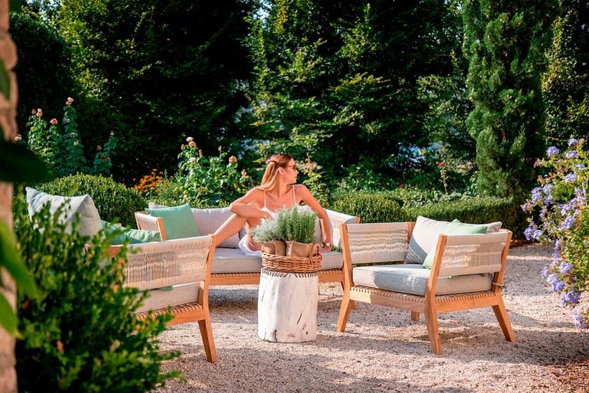 cbdesign 2-местный садовый диван из синтетического волокна Milly Tj 318m - Вид №3