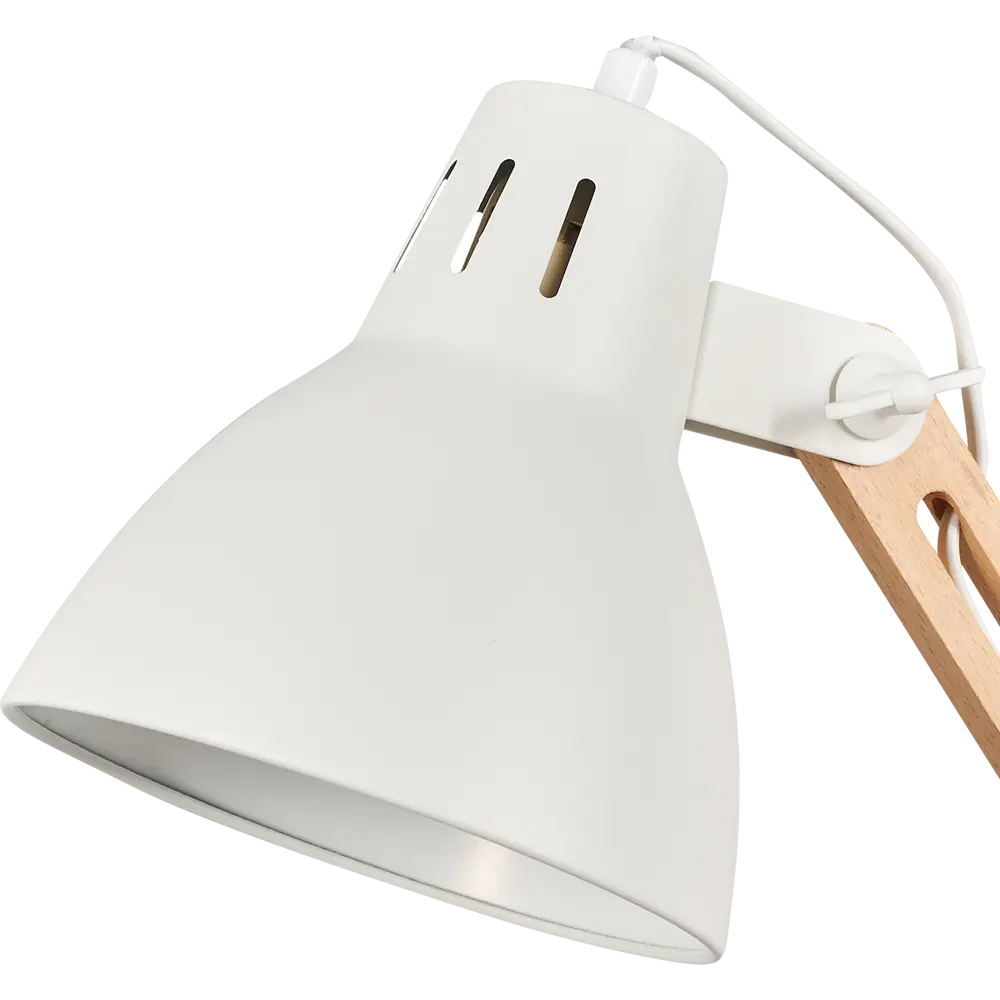 Настольная лампа Camelion KD-355 в стиле лофт с деревянной стойкой 82705312 STLM-0034502 - Вид №4