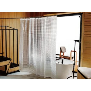 VIDAGE Cube 1 - Прозрачная занавеска для душа с кольцами 180x200 см 89400665