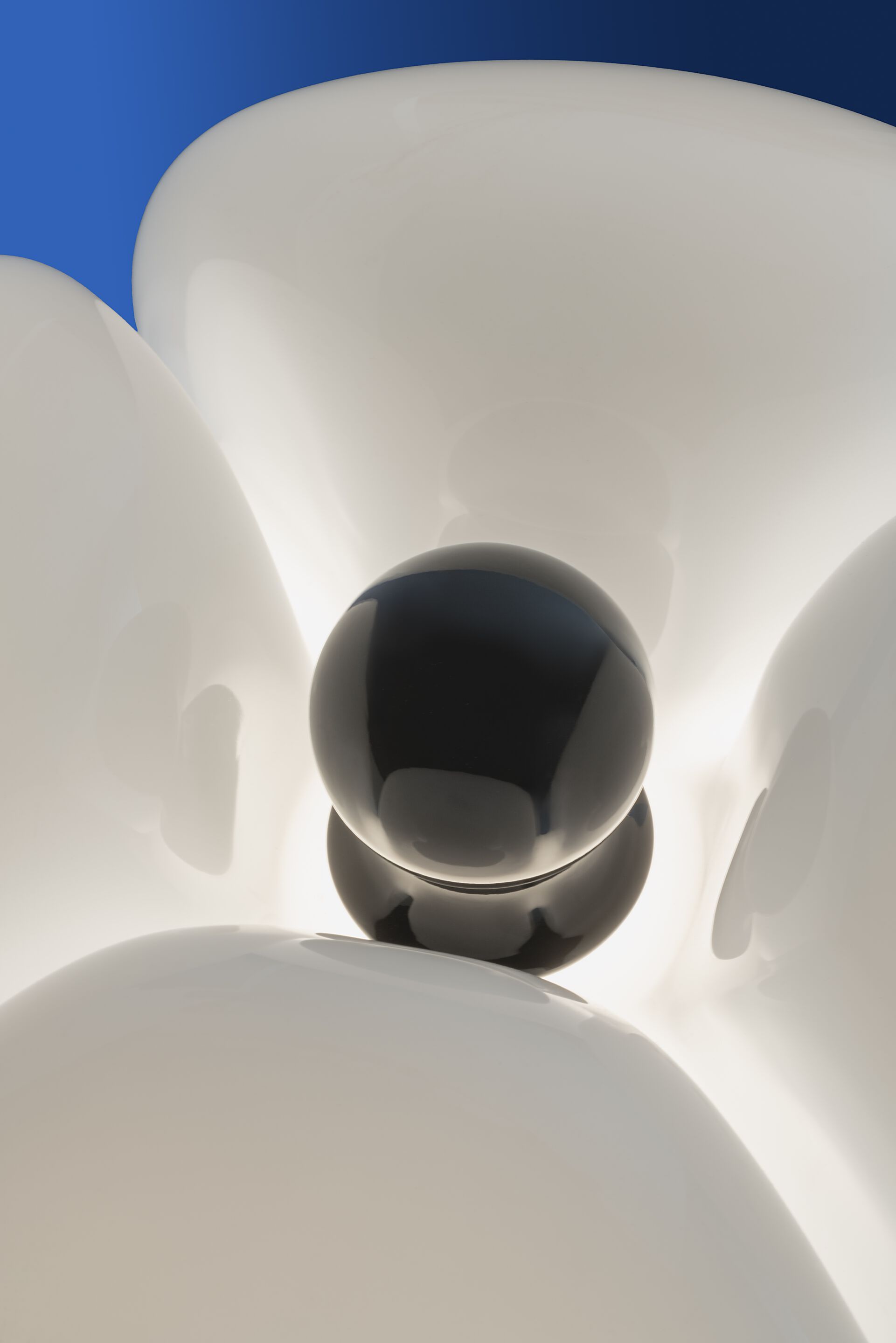 Настольная лампа из нержавеющей стали с метакрилатным абажуром In Stock Martinelli Luce ARCH-00148505 - Вид №1