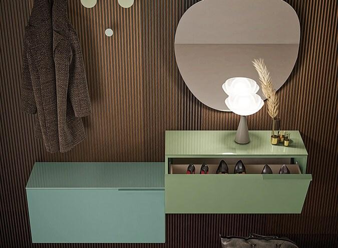 Birex Подвесной лакированный шкаф для обуви Xl sun-id-1351712 - Вид №1