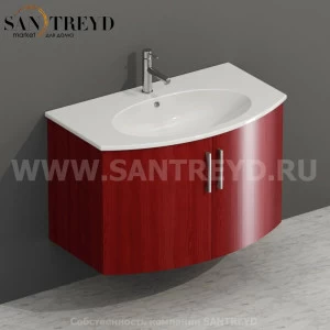 MDMA80Y6055 Тумба с двумя створками 78 см красная Globo 4ALL Италия