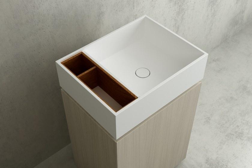 Tw 1-2-3 Напольная раковина стоящая овальная MOMA Design  - Вид №1