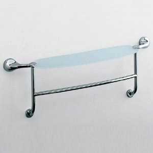 B1286 Полка 70 см с полотенцедержателем, COLOMBO MELO