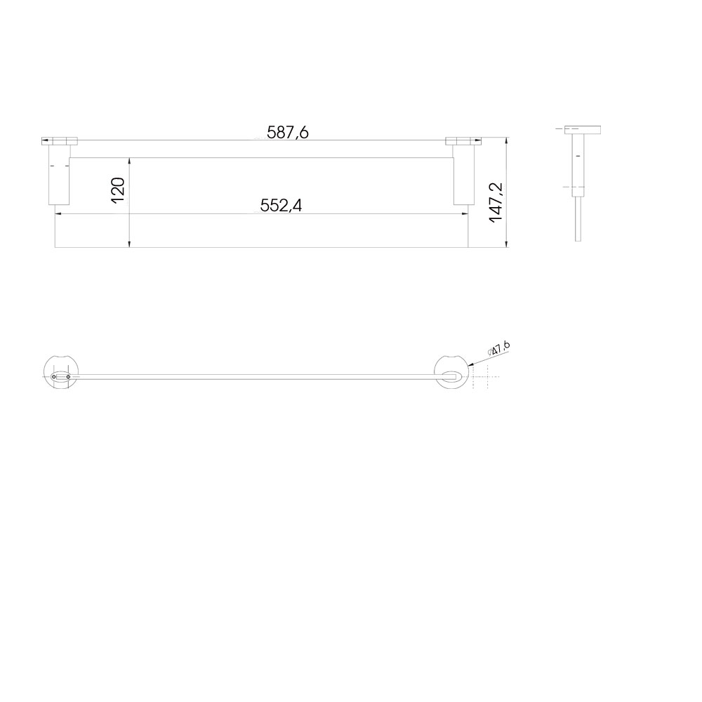 Полка Raiber R53911 стеклянная R53911 Santreyd  - Вид №1