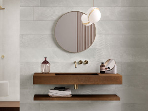 Прямоугольная одиночная подвесная раковина из керамогранита