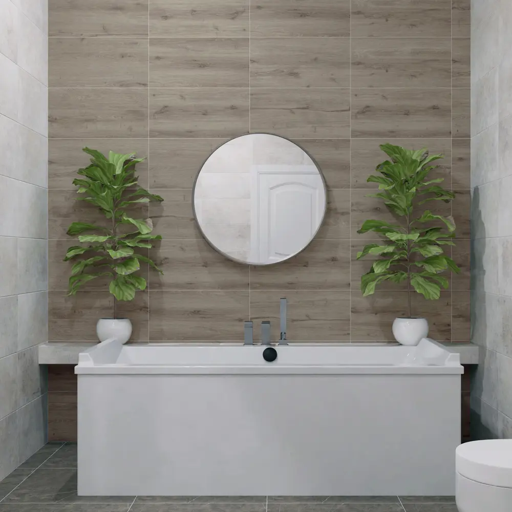 Настенная плитка Axima Кама Дерево 30x60 см 1.62 м² матовая цвет коричневый STLM-2153630 - Вид №4