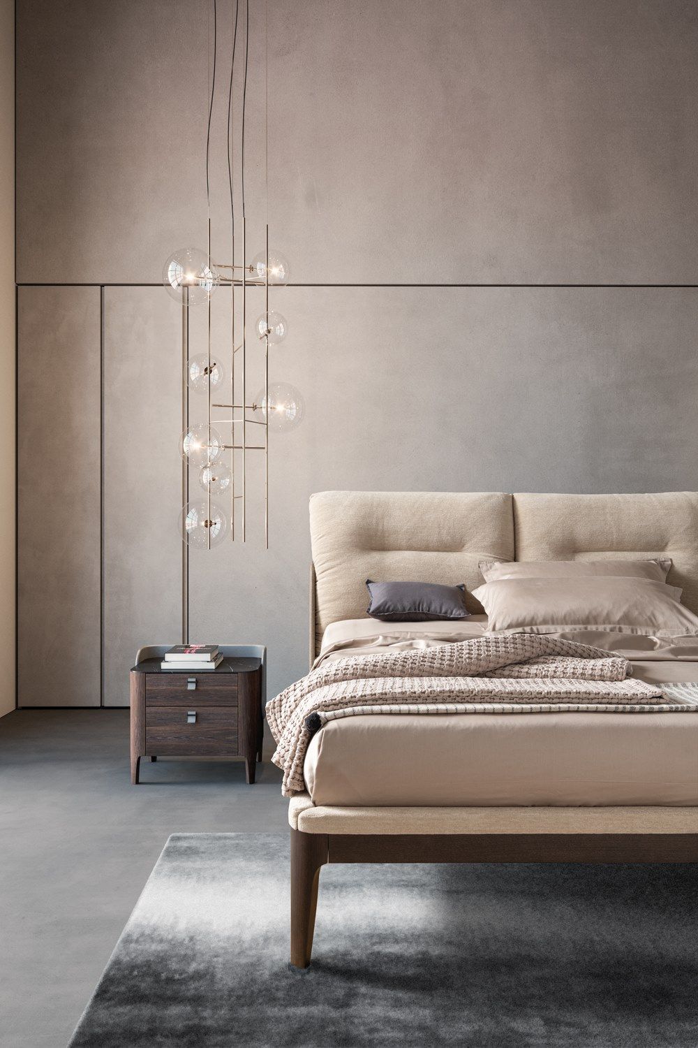 Двуспальная деревянная мягкая кровать Dall'Agnese семьдесят ARCH-00121881 - Вид №5