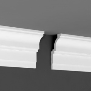 Плинтус потолочный Де-Багет П 20 100/40 (под натяжной потолок) (42 шт) STSR-2060
