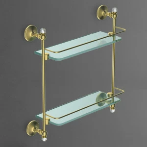 Двойная стеклянная полка ART&MAX ANTIC CRYSTAL AM-E-2682BSJ-Do