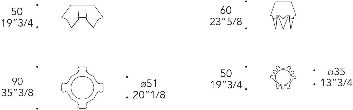 Reflex Круглый стеклянный журнальный столик Foulard sun-id-1352211 - Вид №6