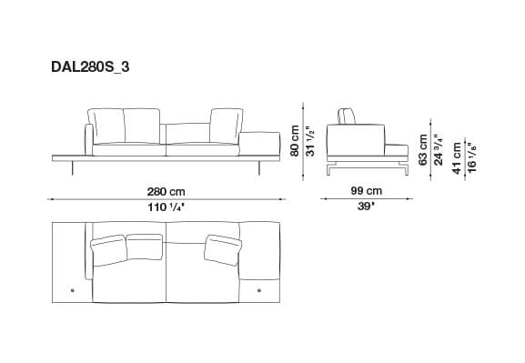 Кожаный диван B&B Italia док ARCH-00130675 - Вид №155
