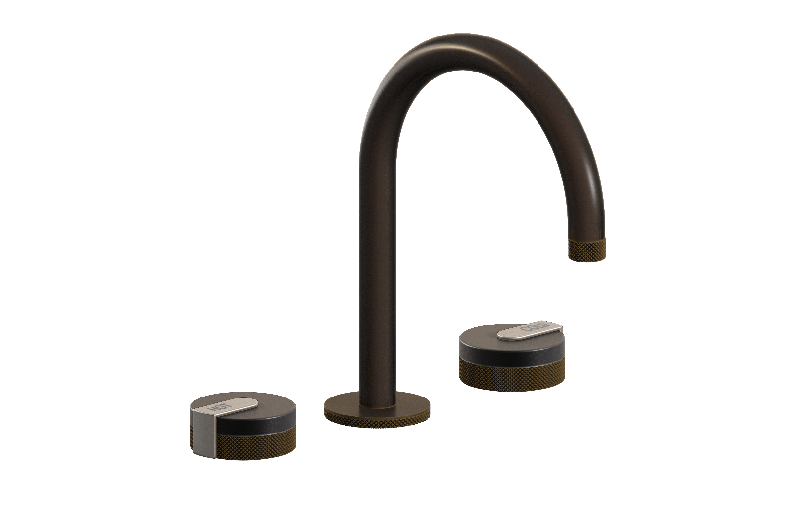 E-11512-R1GM-L1SN-OB Смеситель для умывальника на 3 отвертия GRAFF MOD+