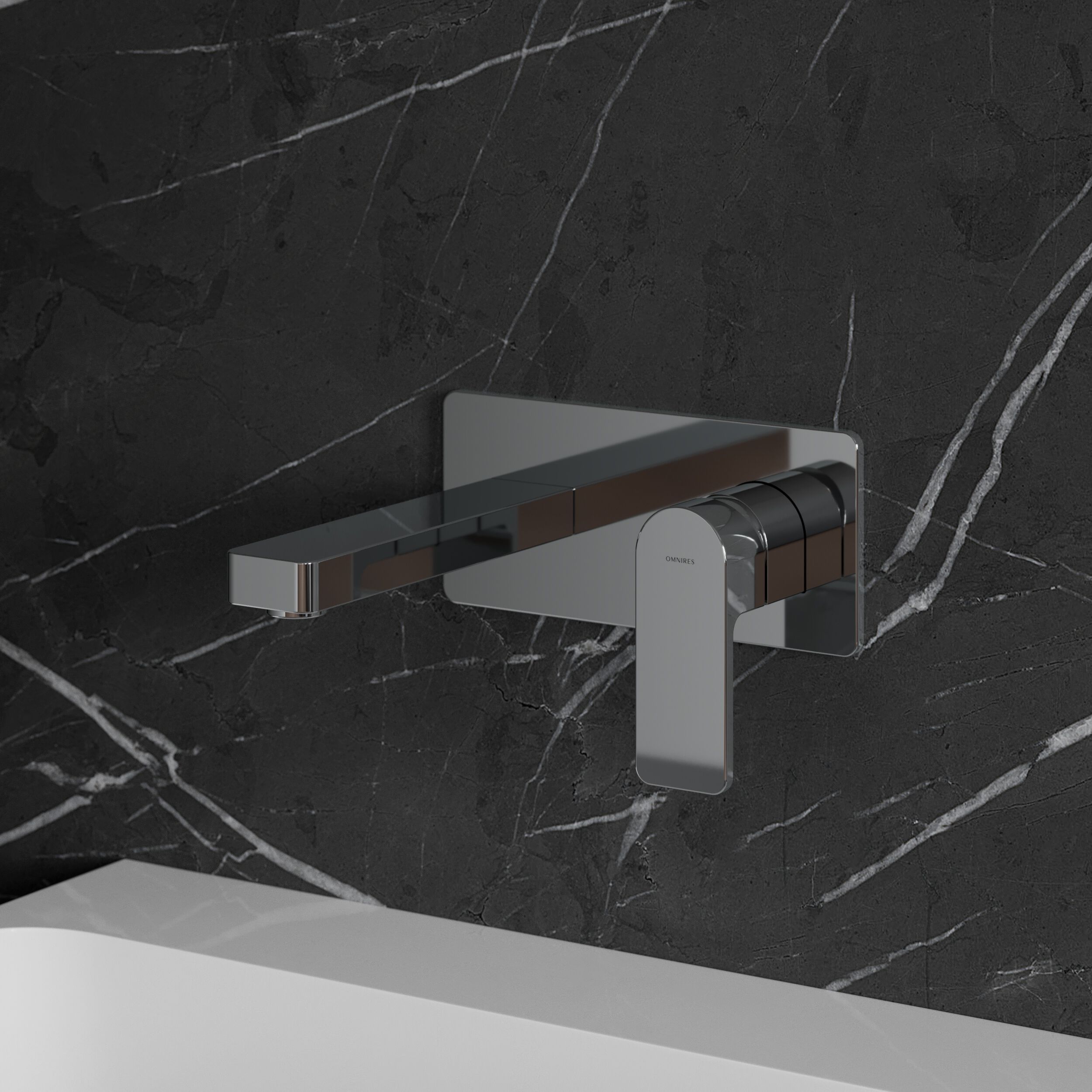Настенный смеситель для раковины OMNIRES Baretti ARCH-00041903 - Вид №5