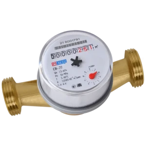 Счетчик для воды универсальный 3/4" 130 мм