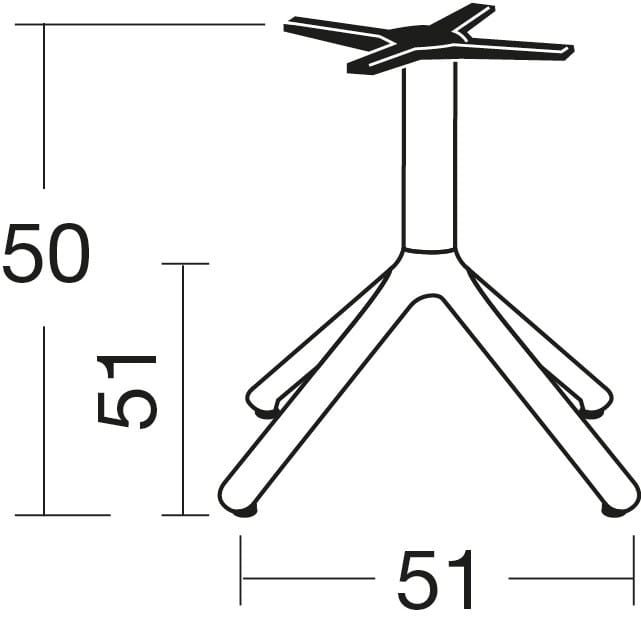 Круглый алюминиевый журнальный столик для контракта S-CAB Nemo ARCH-00028428 - Вид №3
