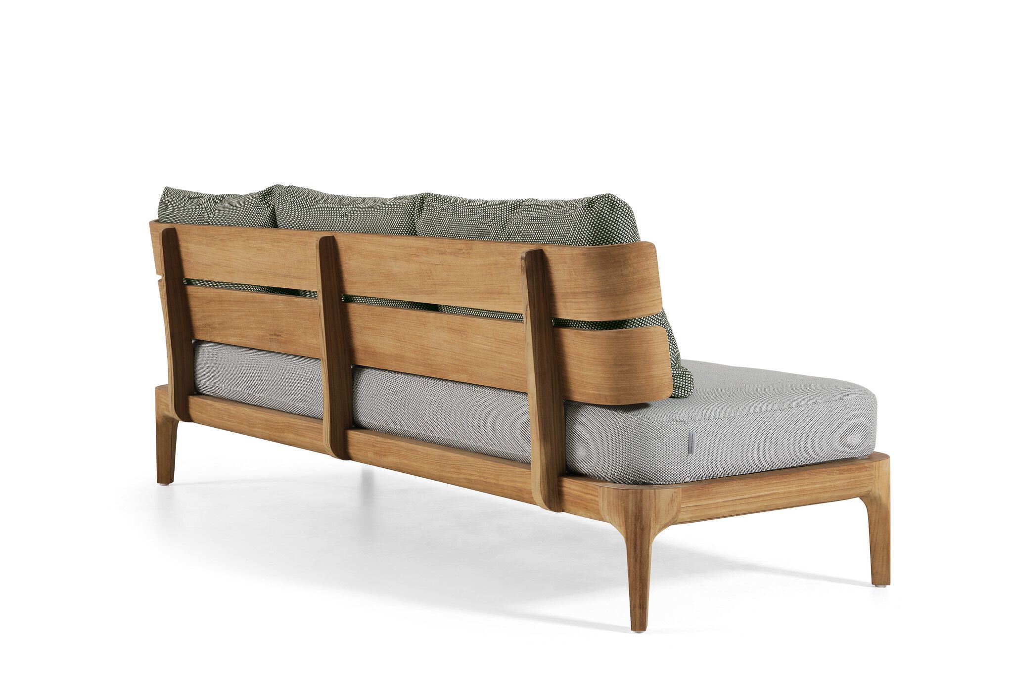 3-местный съемный диван из тикового дерева Gervasoni Gervasoni Outdoor ARCH-00113301 - Вид №2