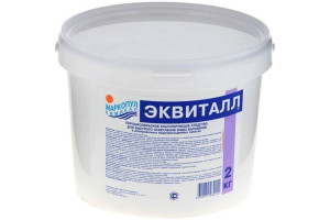 16031235 Порошкообразное коагулирующее средство для быстрого осветления воды Эквиталл, 2кг ведро, таблетки М544 МАРКОПУЛ КЕМИКЛС